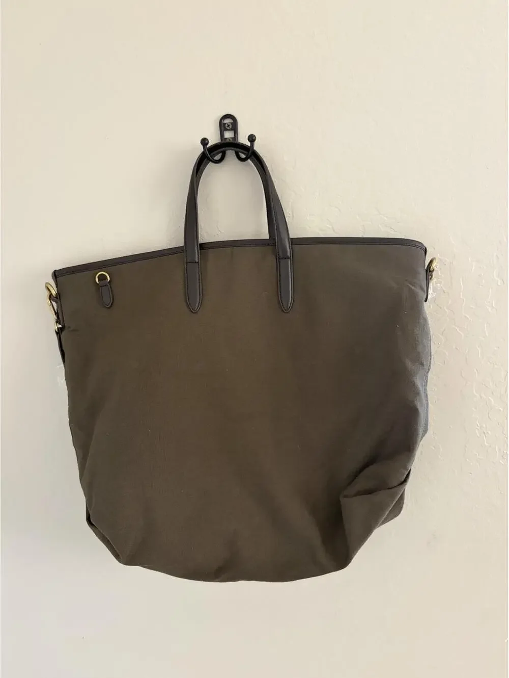 New Banana Republic canvas/leather tote bag